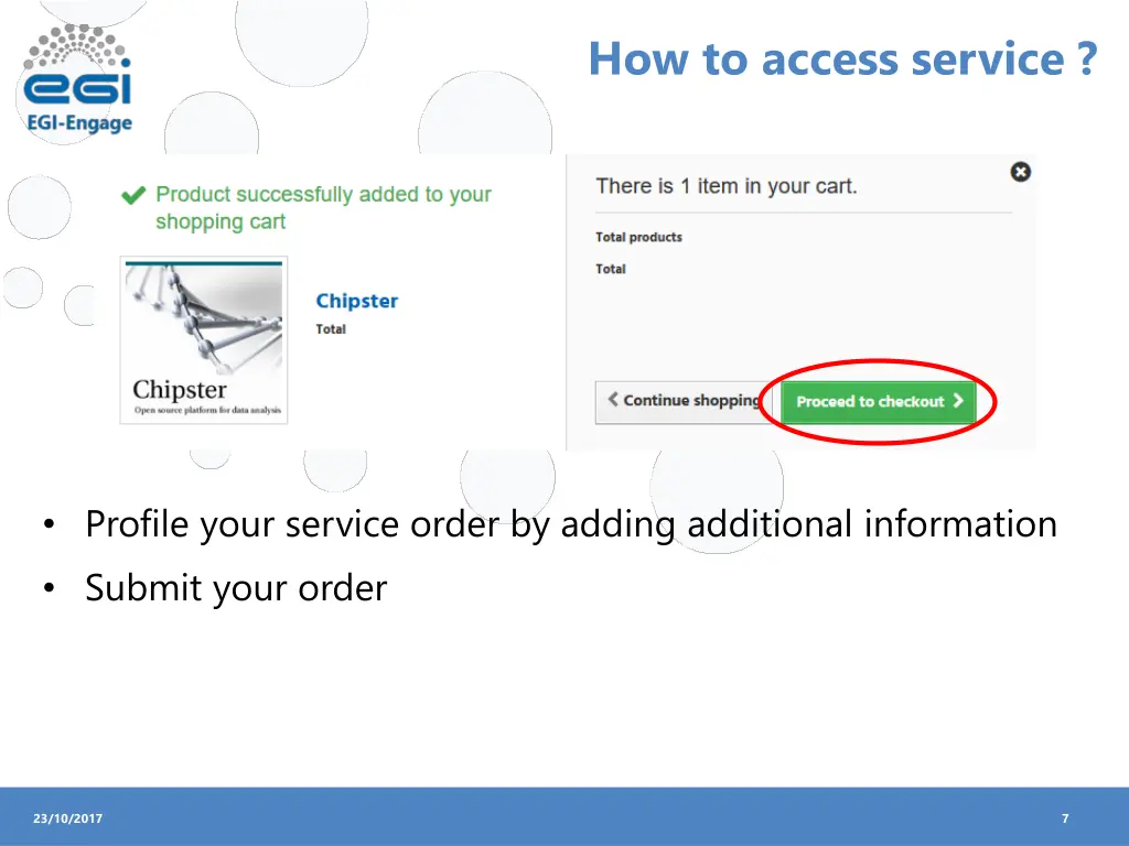 how to access service
