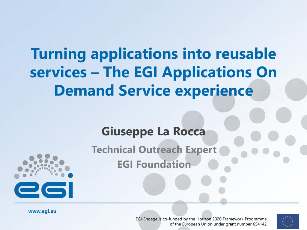 turning applications into reusable services