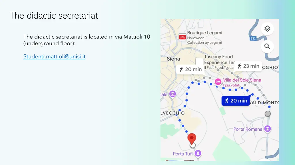 the didactic secretariat