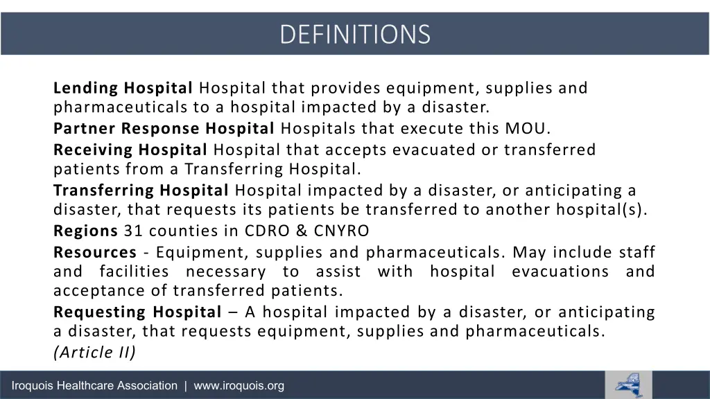 definitions