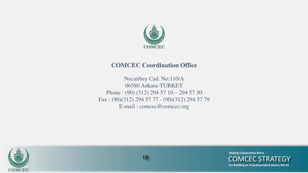 comcec coordination office