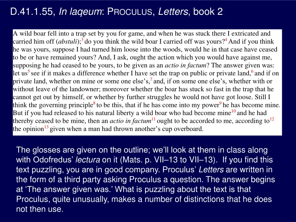 d 41 1 55 in laqeum p roculus letters book 2