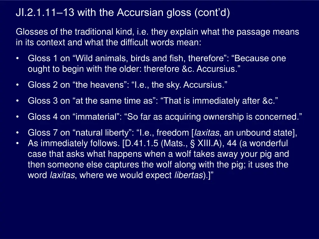 ji 2 1 11 13 with the accursian gloss cont d 1