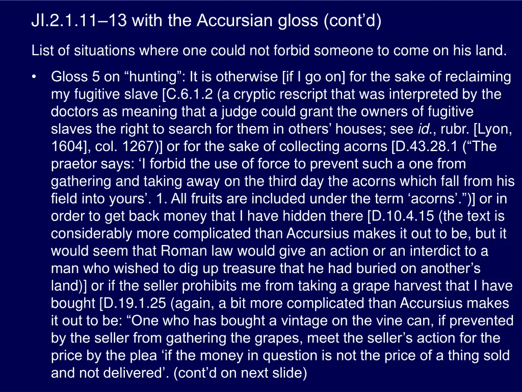ji 2 1 11 13 with the accursian gloss cont d 4
