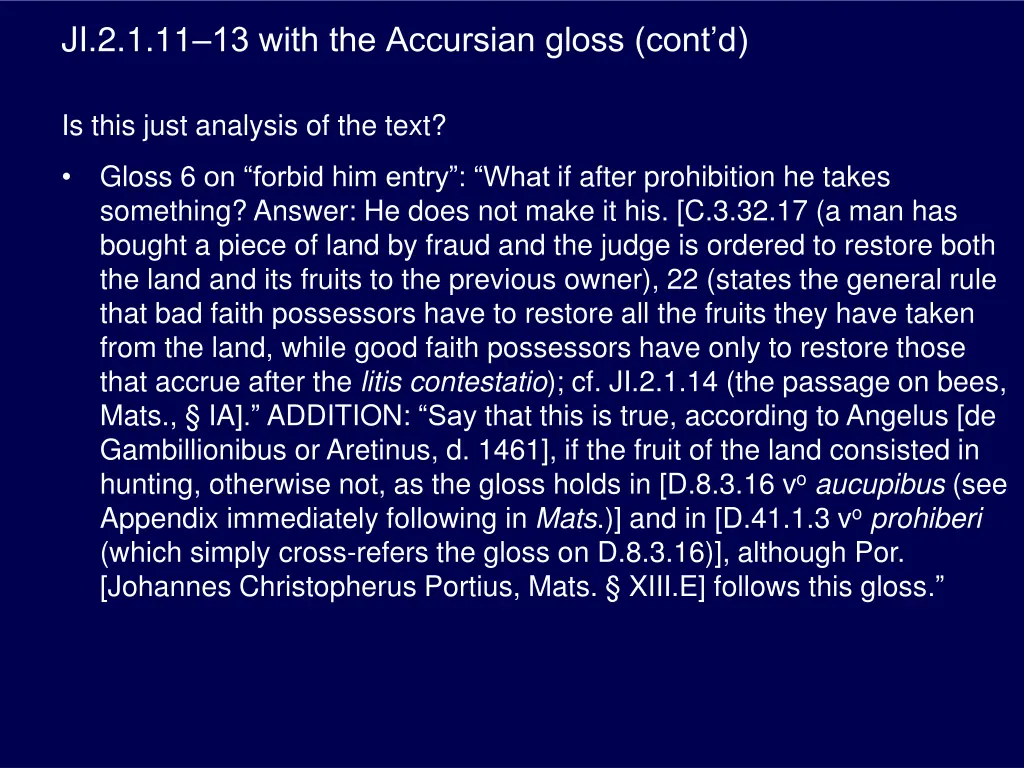 ji 2 1 11 13 with the accursian gloss cont d 6