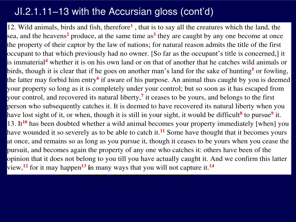 ji 2 1 11 13 with the accursian gloss cont d