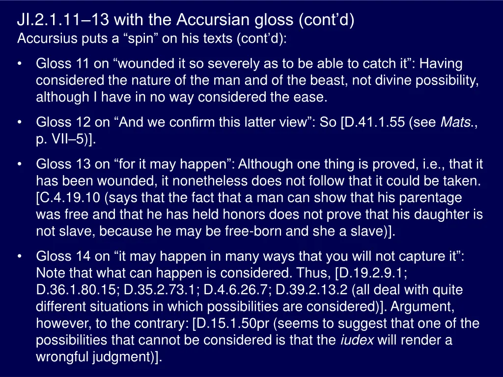 ji 2 1 11 13 with the accursian gloss cont