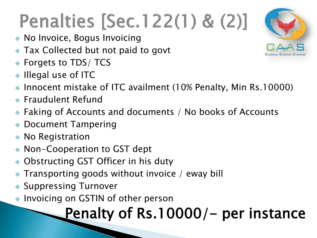 no invoice bogus invoicing tax collected