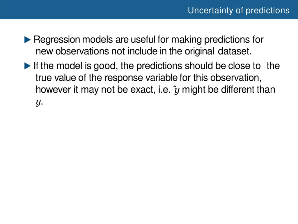 uncertainty of predictions 1