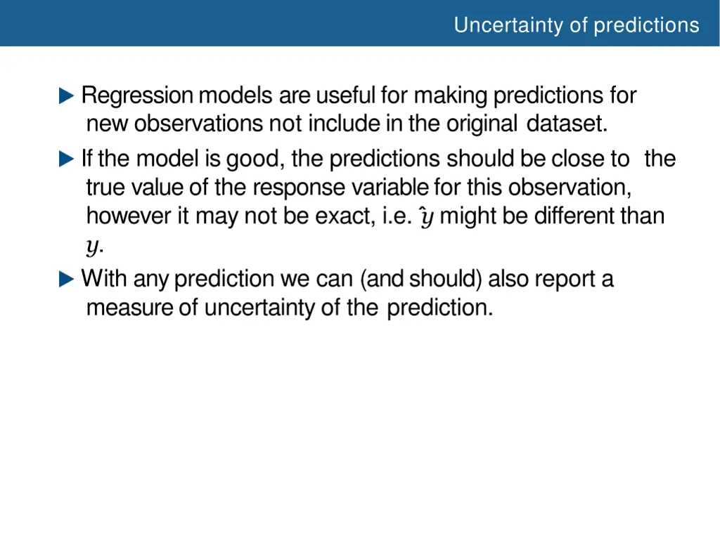 uncertainty of predictions 2