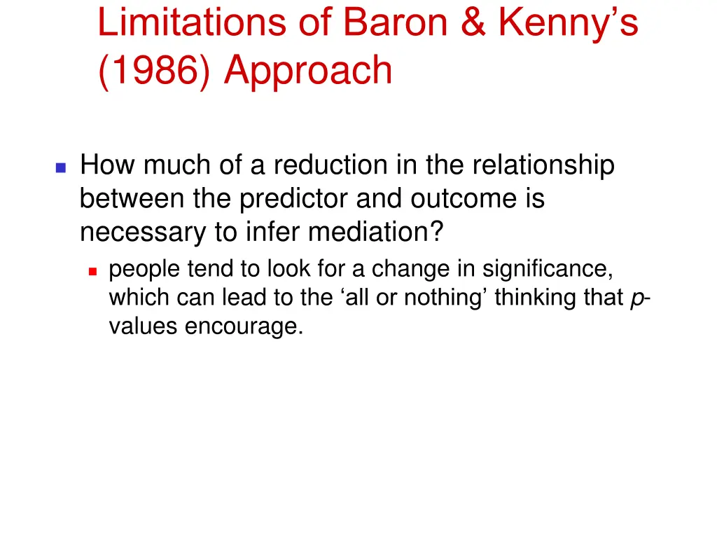 limitations of baron kenny s 1986 approach