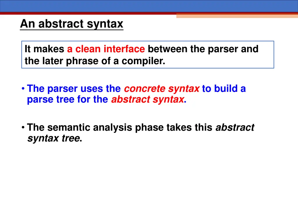 an abstract syntax