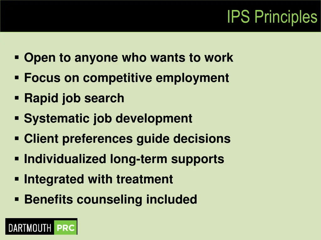 ips principles