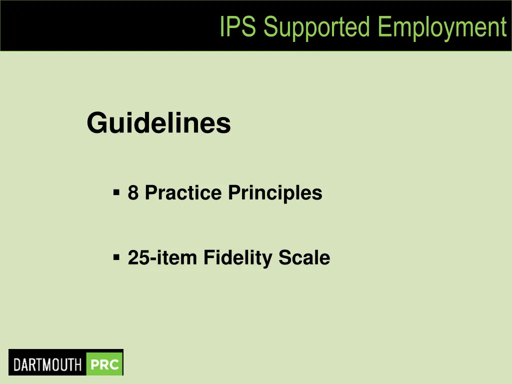 ips supported employment