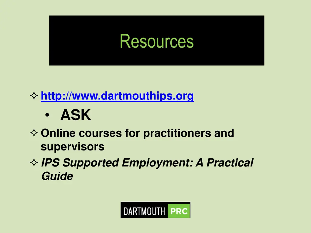 resources