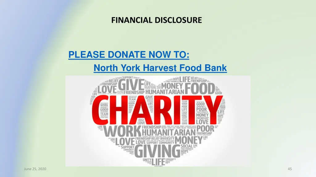 financial disclosure 37