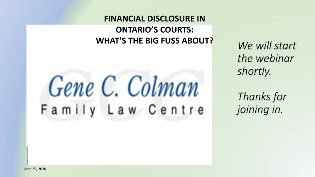 financial disclosure in ontario s courts what