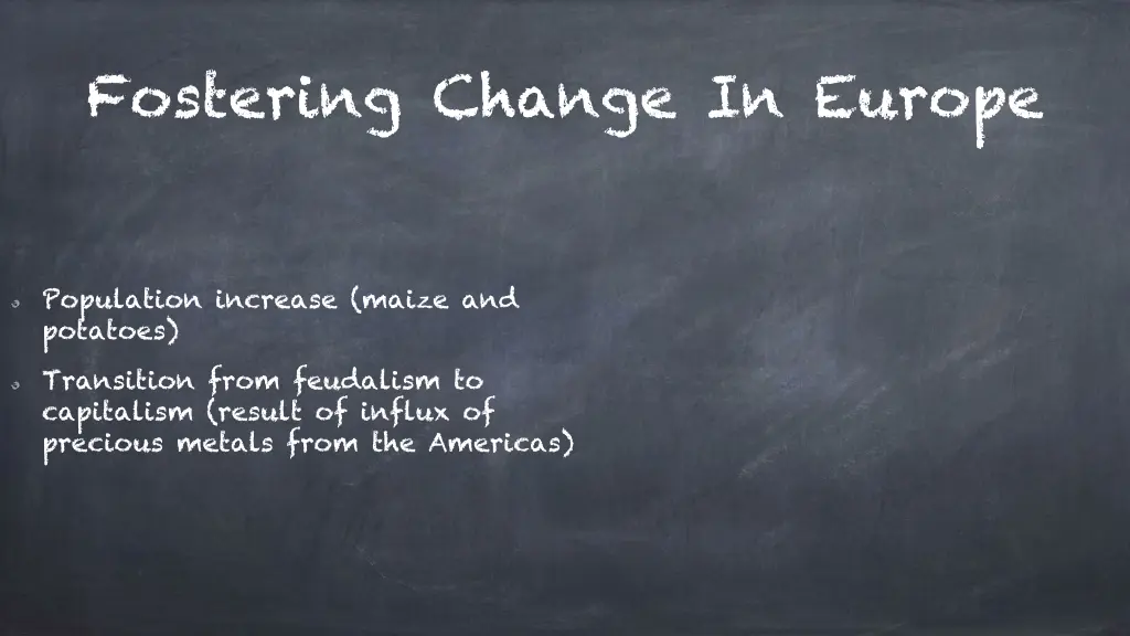 fostering change in europe