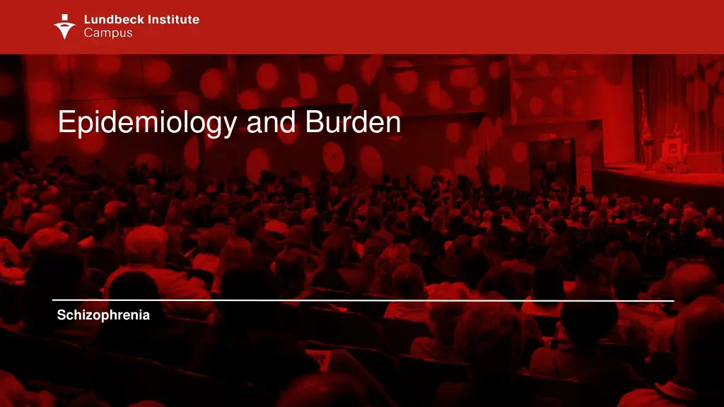 epidemiology and burden