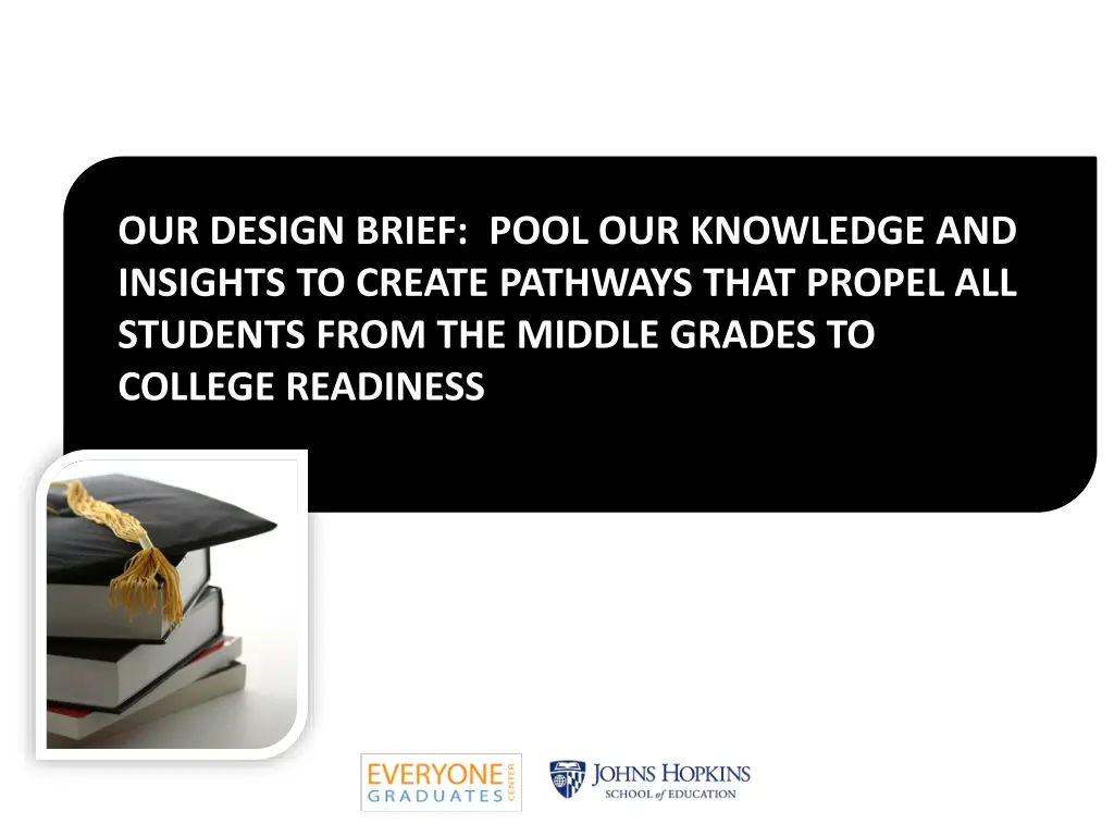 our design brief pool our knowledge and insights