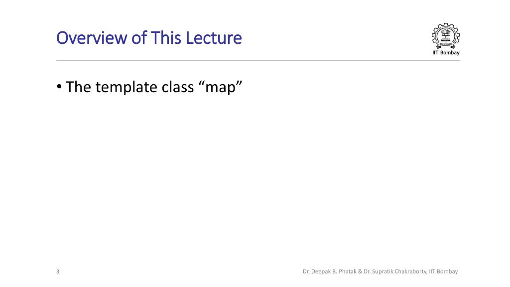 overview of this lecture overview of this lecture