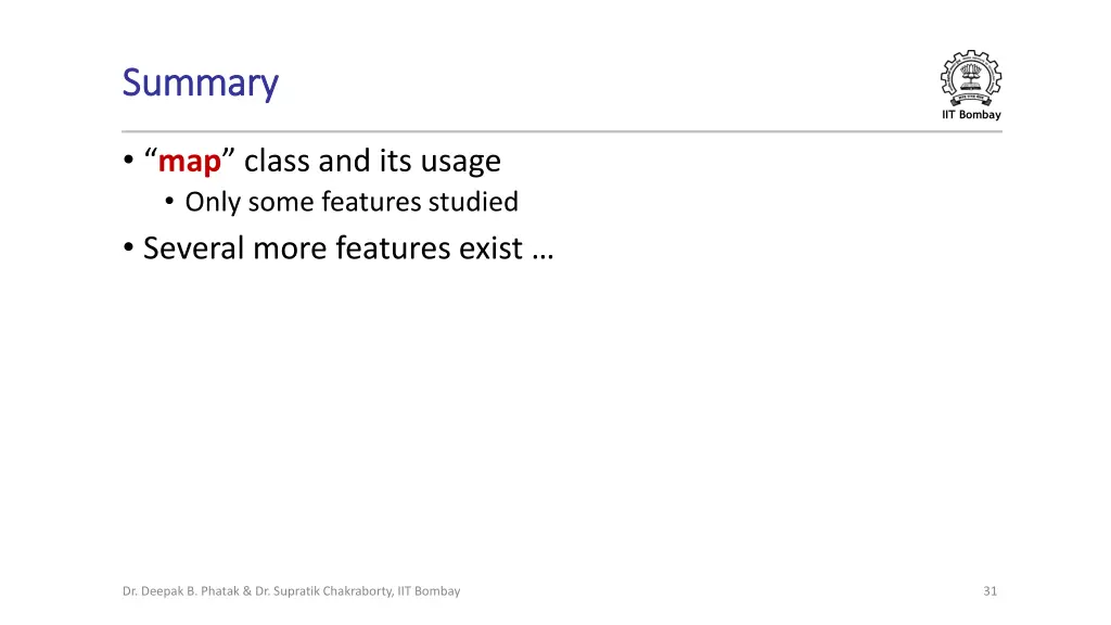 summary summary