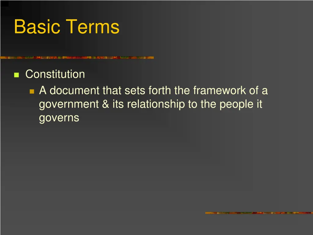 basic terms 1