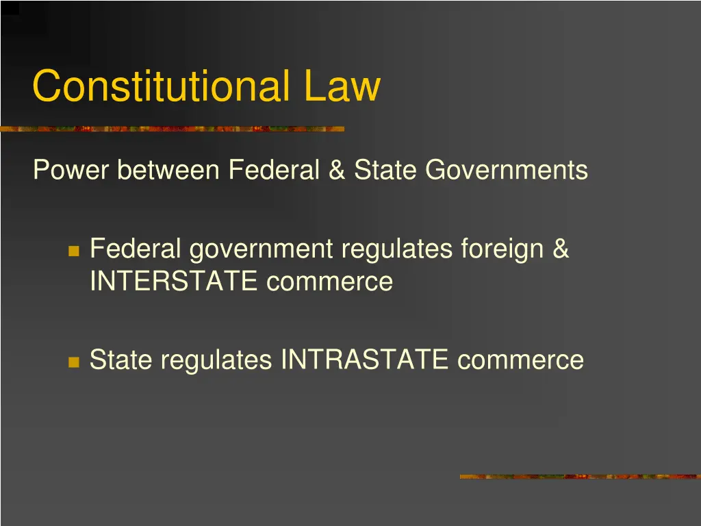 constitutional law 1