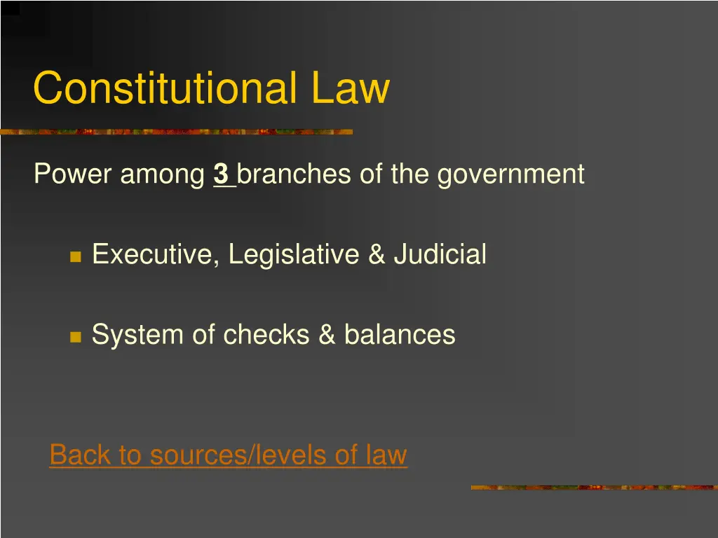 constitutional law 2