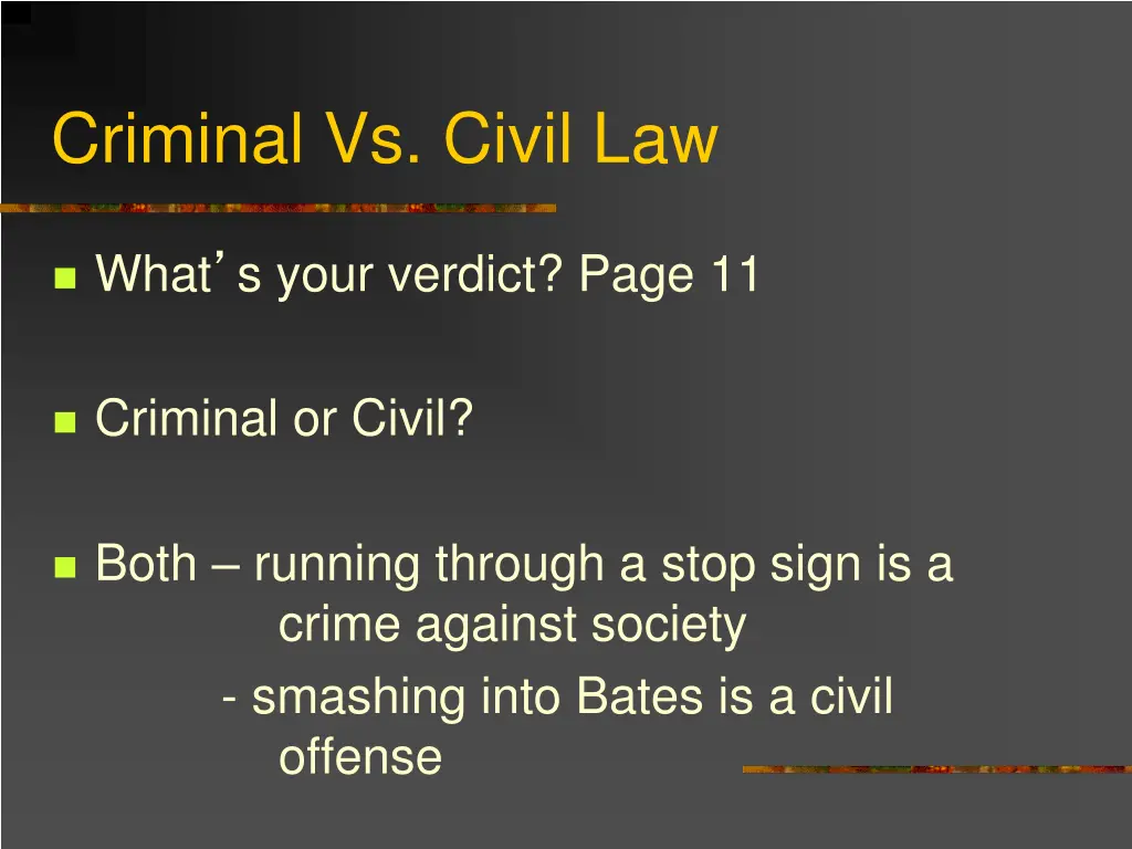 criminal vs civil law 1