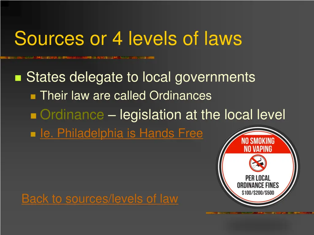 sources or 4 levels of laws 2