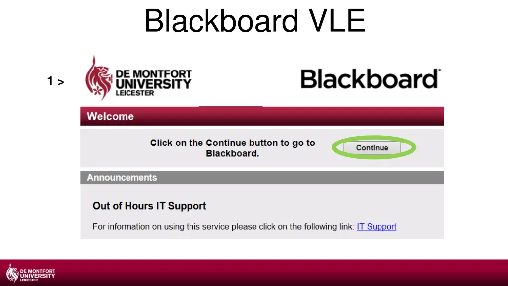 blackboard vle 2