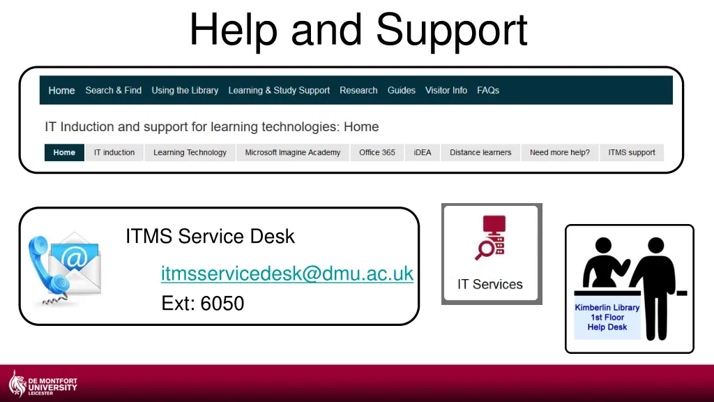 help and support
