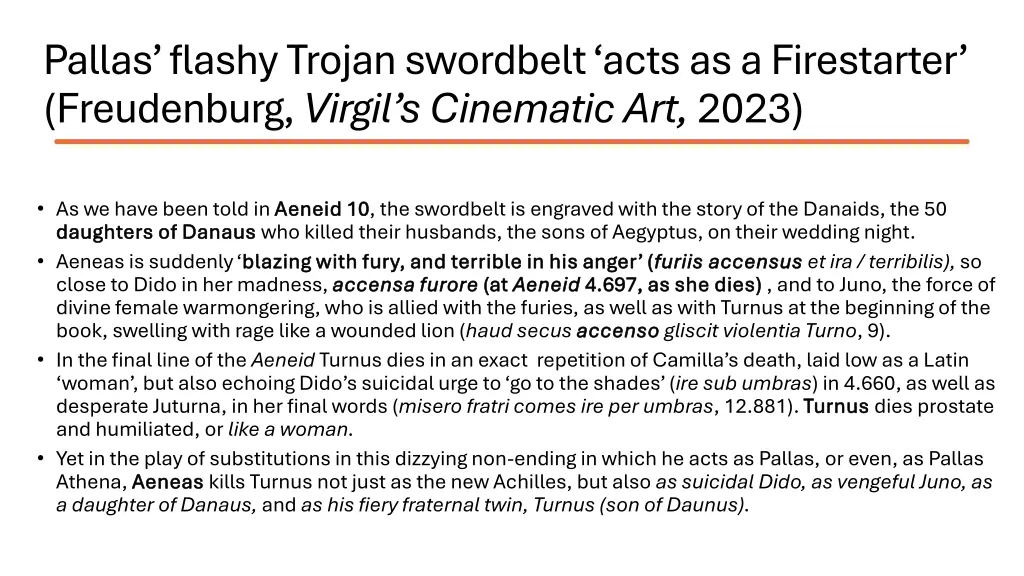 pallas flashy trojan swordbelt acts