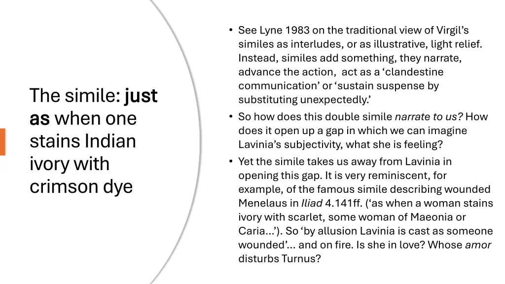 see lyne 1983 on the traditional view of virgil
