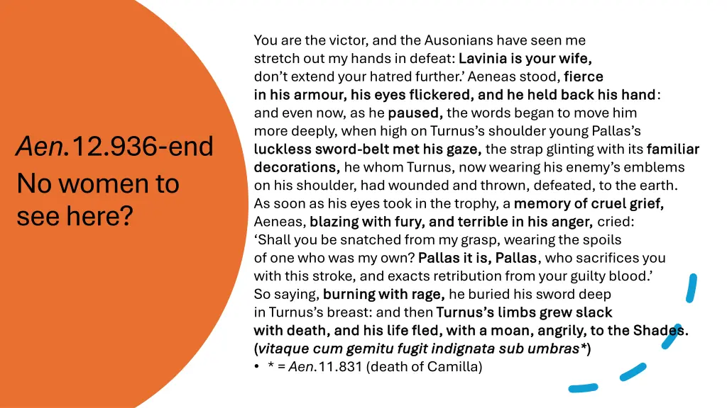 you are the victor and the ausonians have seen