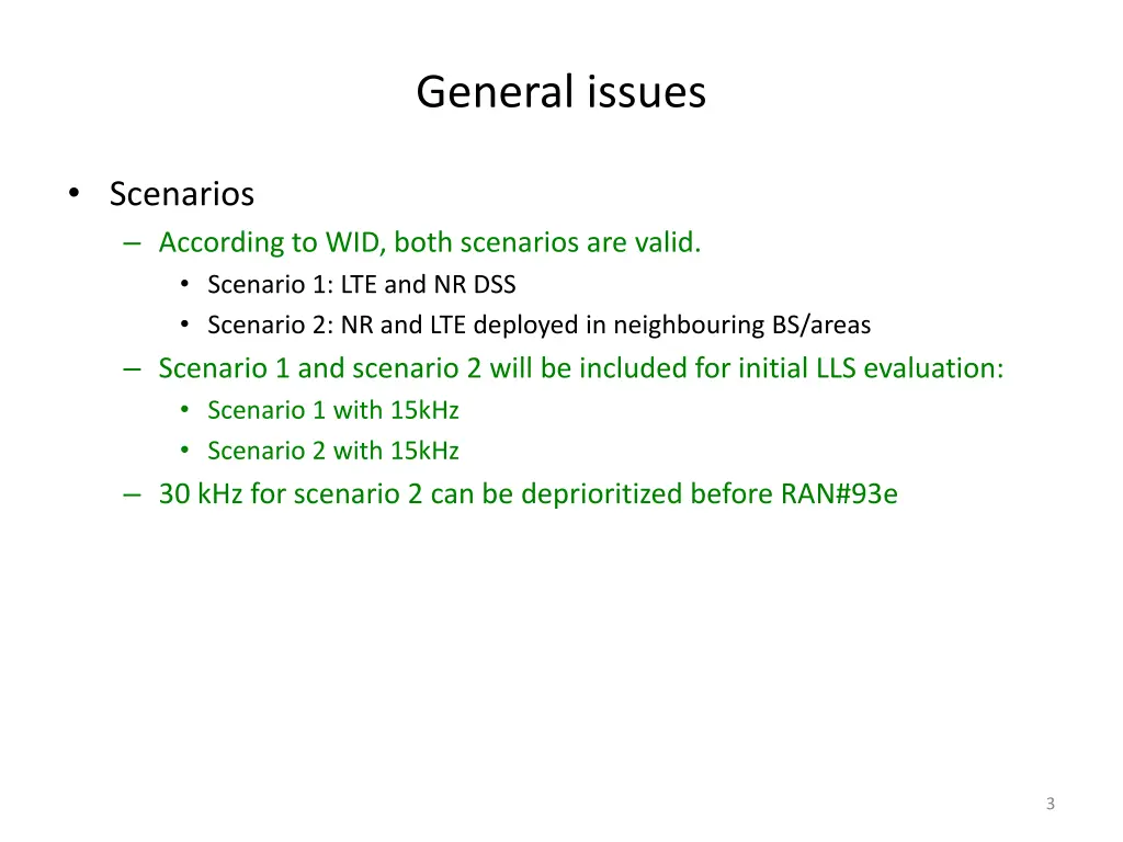general issues 1
