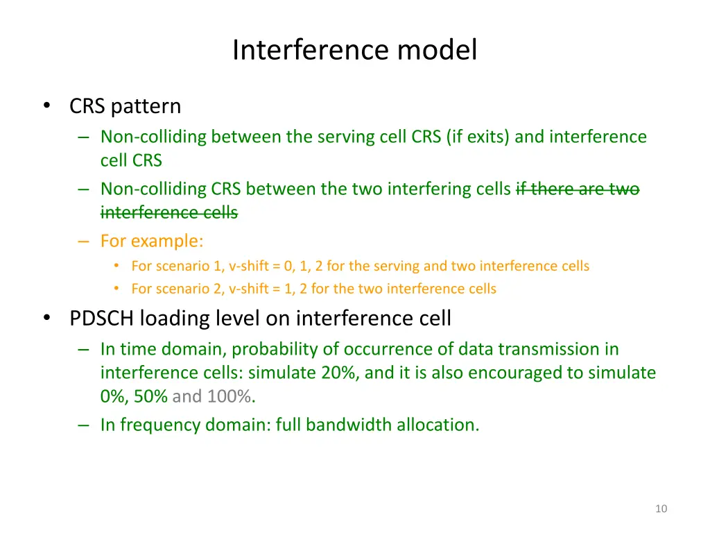 interference model 2