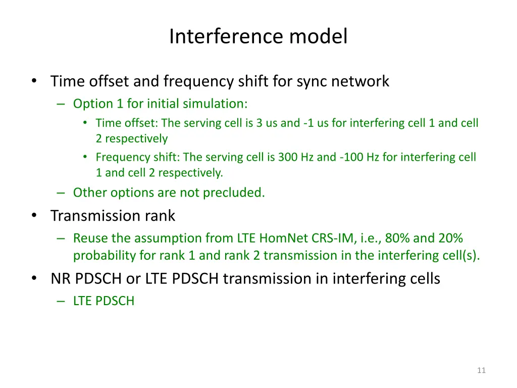interference model 3