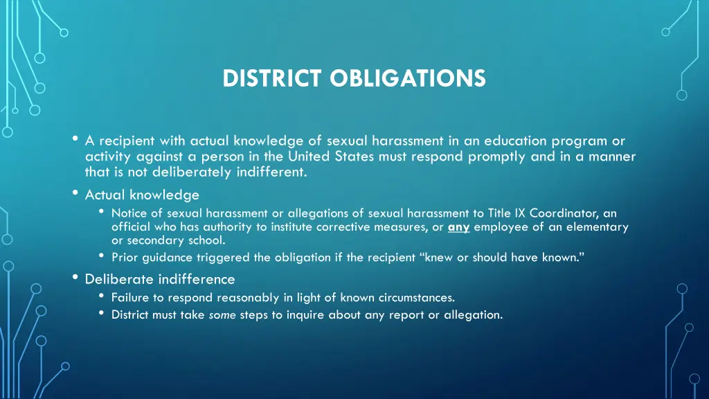 district obligations