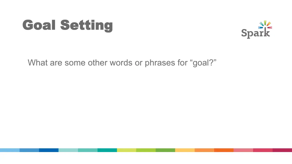 goal setting goal setting