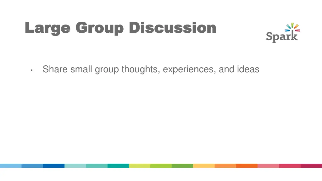 large group discussion large group discussion