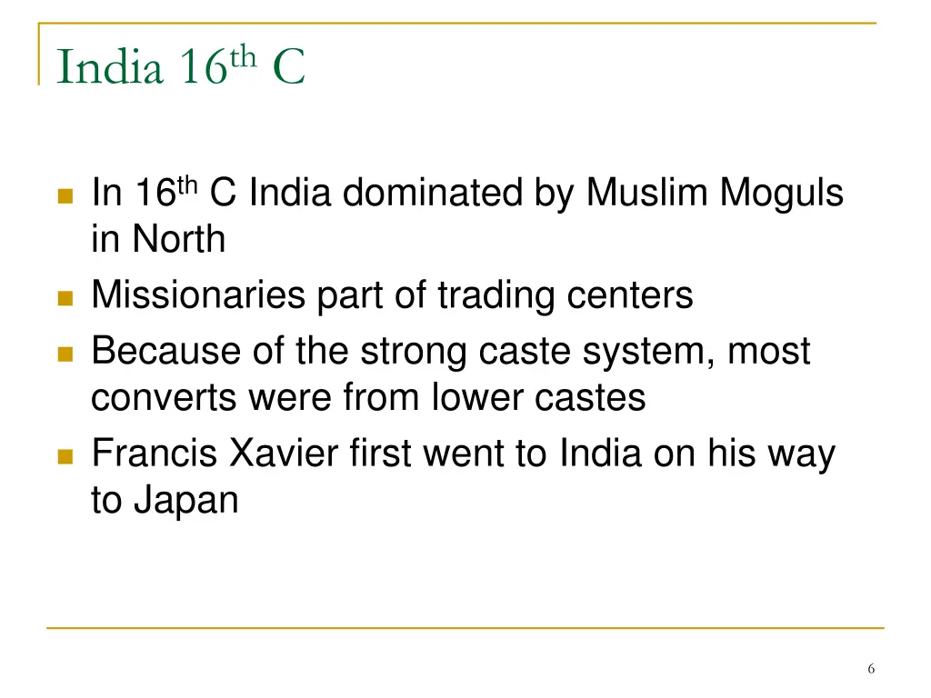 india 16 th c