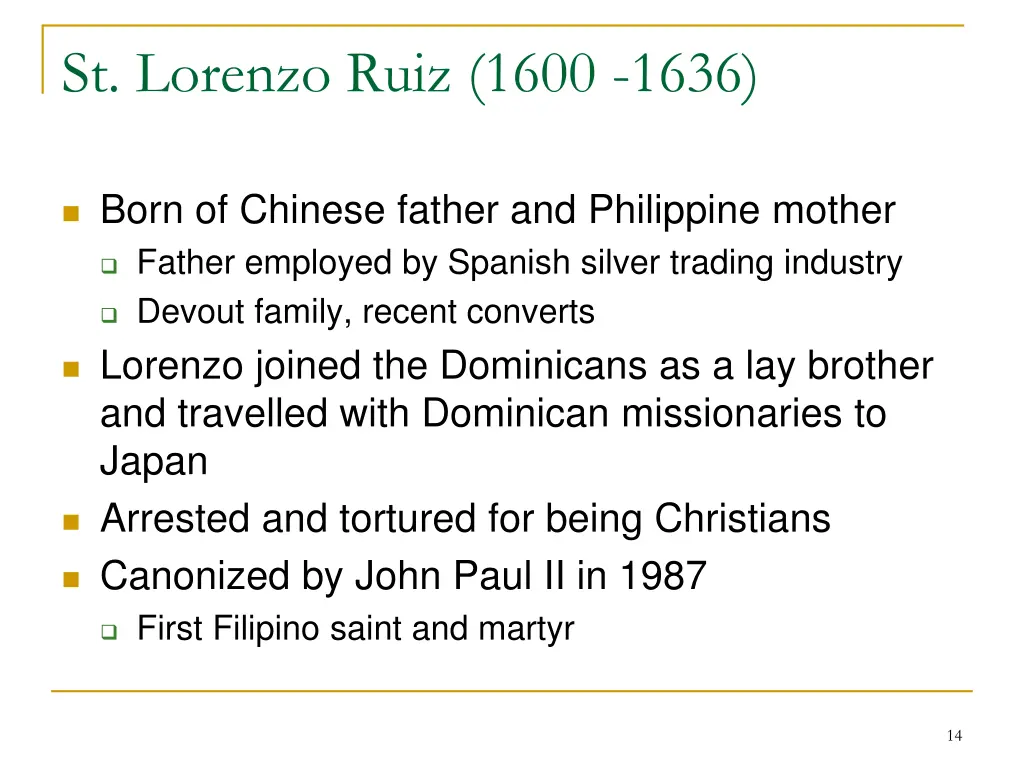 st lorenzo ruiz 1600 1636
