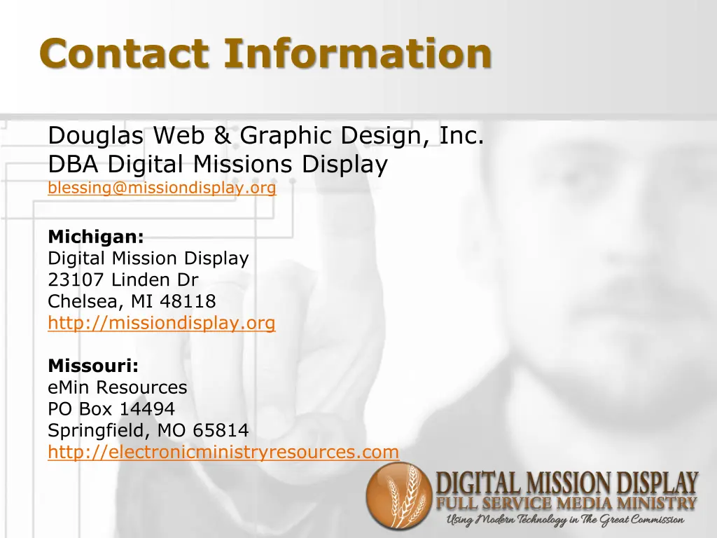 contact information