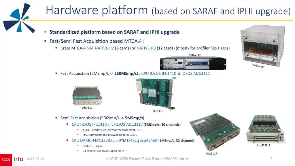 hardware platform based on saraf and iphi upgrade