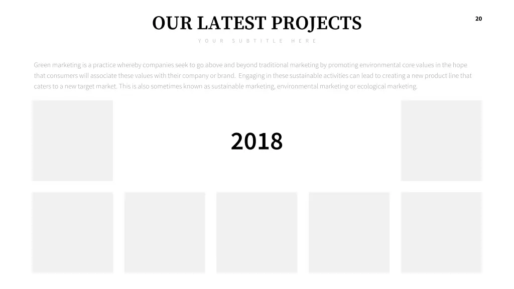 our latest projects