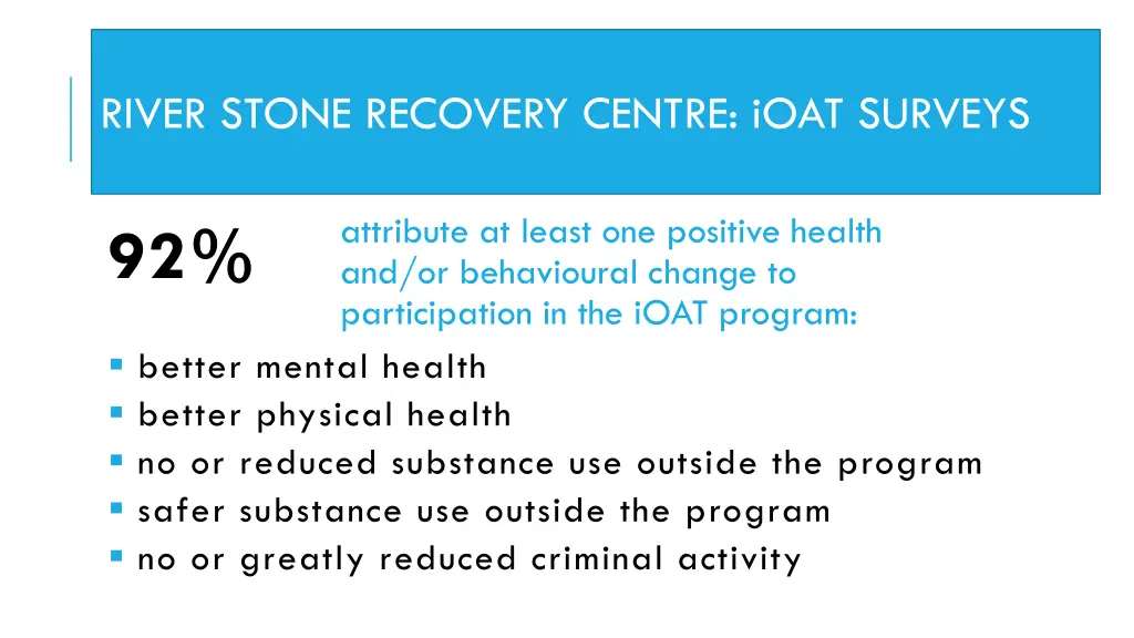 river stone recovery centre ioat surveys