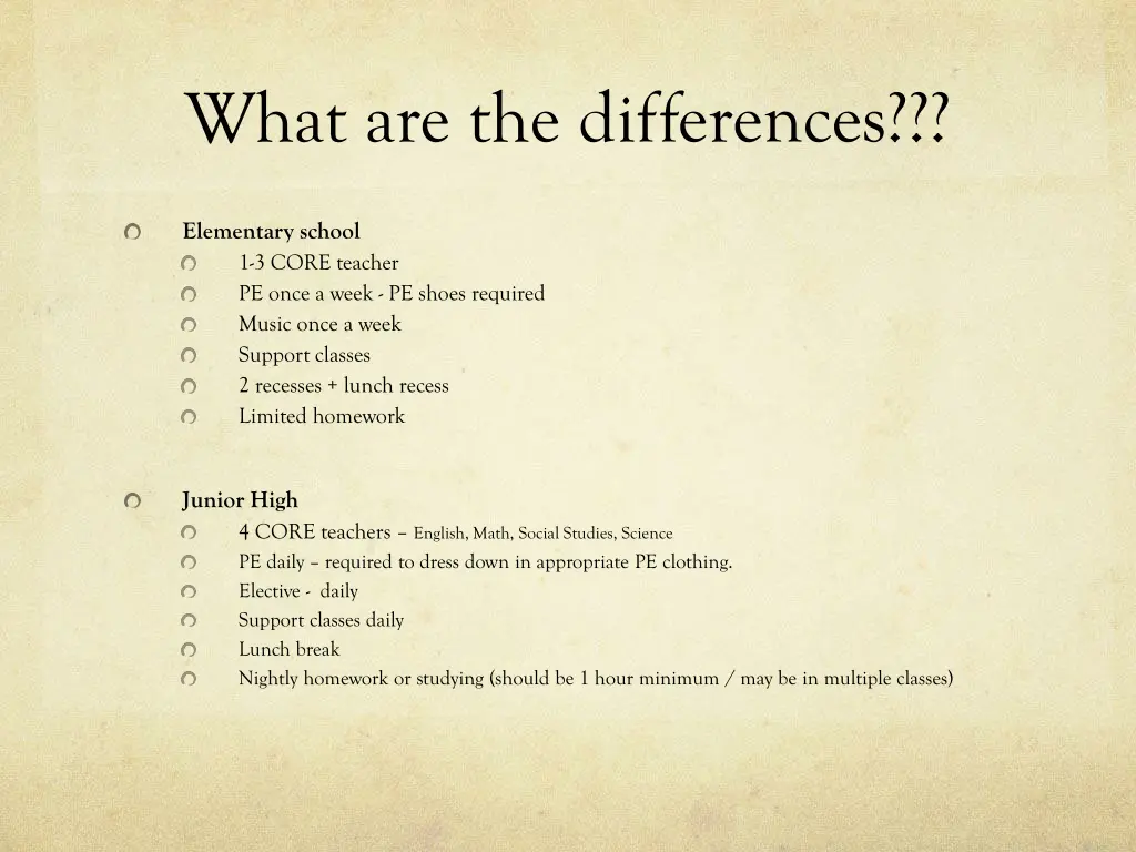 what are the differences