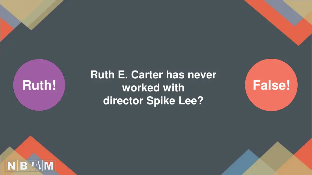 ruth e carter has never worked with director